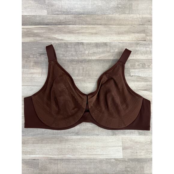 Spanx 30062R Low Profile Illusion Lace‎ Minimizer Bra Size 38C Brown Rust - Picture 1 of 8